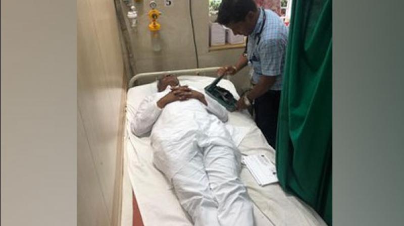 Patil had said he travelled to Chennai for personal work and later to Mumbai on the advice of a doctor after he developed chest pain. (Photo: ANI)