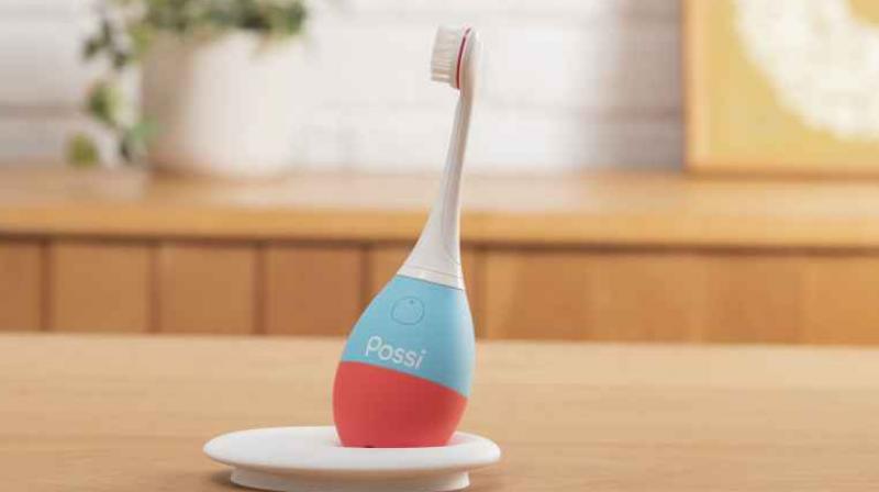 Say hi to Possi! A musical toothbrush for lazy kids