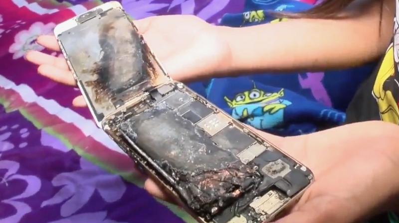 11-year old girlâ€™s iPhone 6 explodes; sparks in her hand