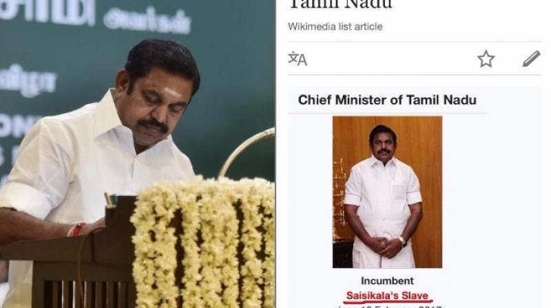 The battle for power in Tamil Nadu intensifies (Photo: Twitter)