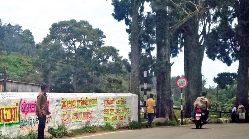 Ban on graffiti, posters in Nilgiris