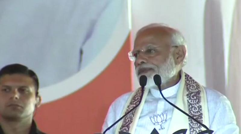 Cong blowing Pakistan\s trumpet more than that of India: Modi in Imphal