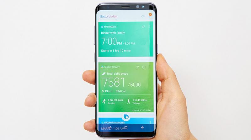 Samsungs Bixby is allowed to let users control at least 10 applications using Bixby Voice, including the Gallery, Calculator, Weather, Reminder, Messages, Settings, Camera, Contacts and more. (image: TechTheLead)