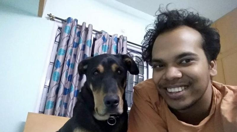 Mudit lost his arm while trying to rescue his dog from a crocodile. (Photo: Facebook / Mudit Dandwate)