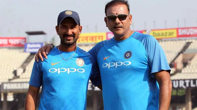 Ravi Shastri feels that Test specialist Cheteshwar Pujara should remain in the top bracket when the BCCI and Committee of Administrators (COA) thrash out the revised central contracts based on new remuneration structure. (Photo: BCCI)