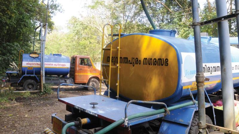 Thiruvananthapuram: GPS-fitted tankers in 16 panchayats