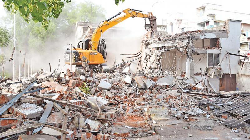 Tiruchy: City Club razed down as civic body cancels lease
