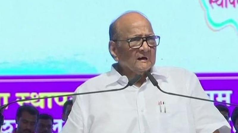 NCP President Sharad Pawar has told the party not to consider his name as he will not be a candidate. (Photo: ANI)
