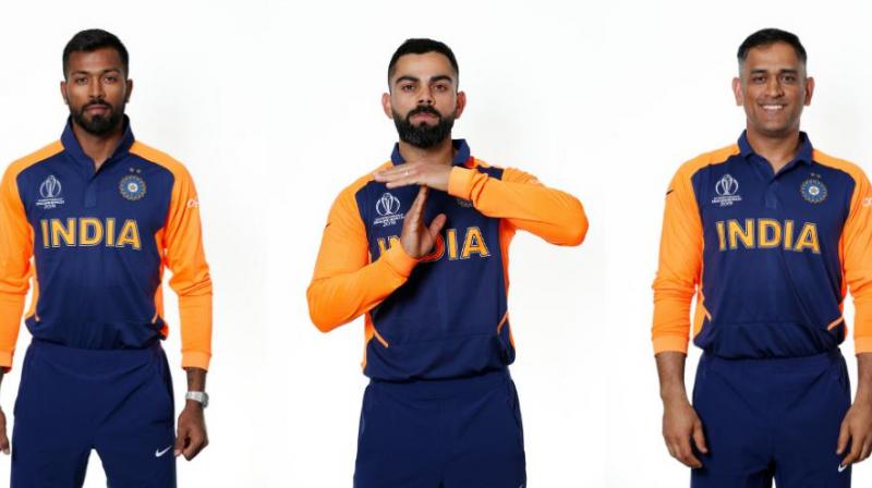Indian cricketers sport new \orange\ jersey ahead of England clash; see pics