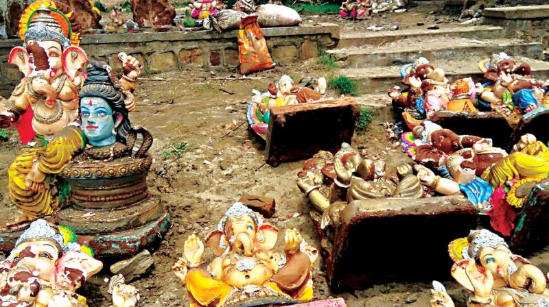 Floods dampen Ganesha fest in Belagavi