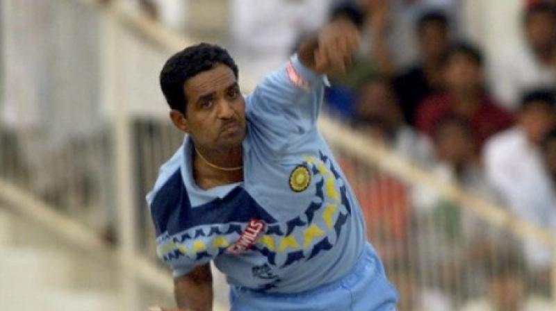 A file photo of Sunil Joshi in action for India. (Photo: AFP)