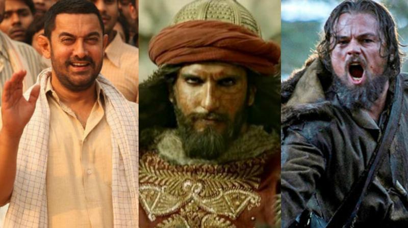 Aamir Khan, Ranveer Singh and Leonardo Dicaprio