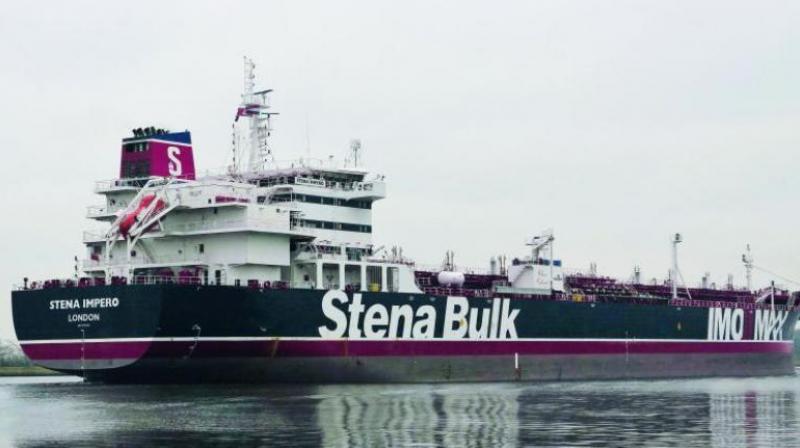 Stena Bulk, a Swedish company which owns the vessel, said they have been unable to contact the ship, which was seized in the Strait of Hormuz. (Photo: AFP)