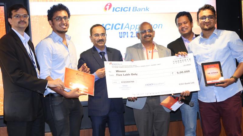 Bangaluru, Chennai, Surat boys honoured at ICICI Appathon 2019