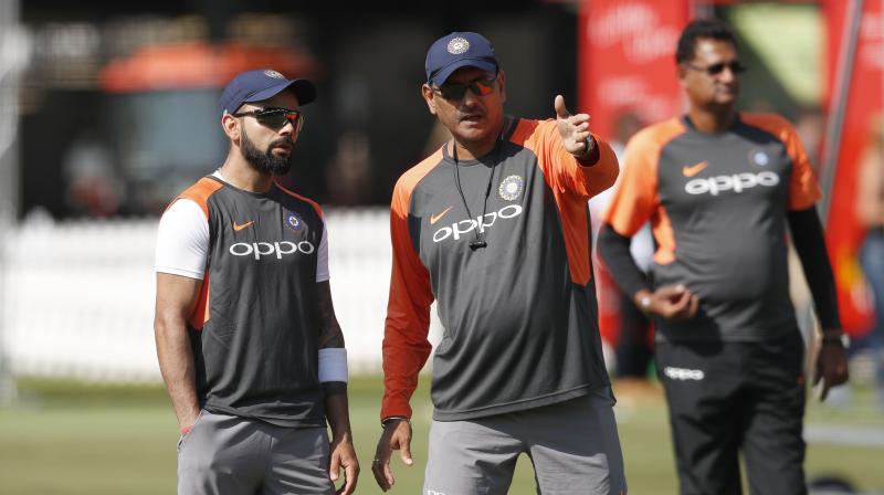 The question doing the rounds in the BCCI corridors is why the Shastri-Kohli duo has been given a carte blanche in team management. (Photo: AP)
