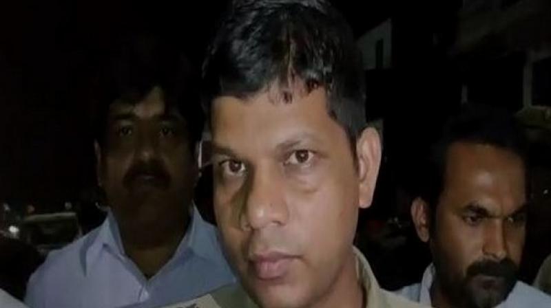 Speaking to media, SP Sonbhadra, Prabhakar Chaudhary said, We received the information that Shiv Pratap Singh has been attacked by a group of men at around 10:30 pm. We immediately rushed to the spot. We have also found one CCTV footage from near the incident site but is yet to ascertain if those men present in the video are the culprits. (Photo: ANI)