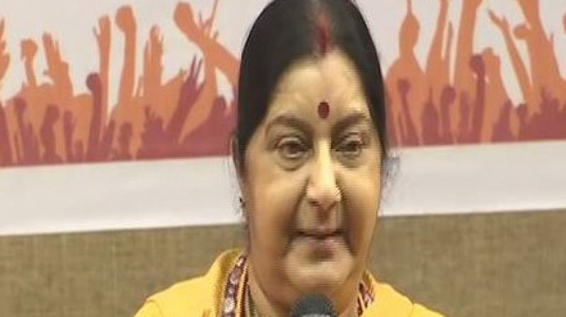 Sushma Swaraj asks Indians stranded in Tripoli to leave immediately