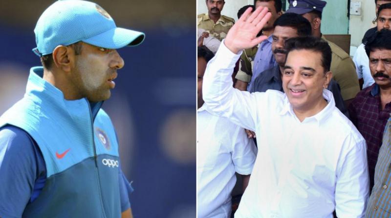 Heres what R Ashwin tweeted as Kamal Haasan set to launch new political party