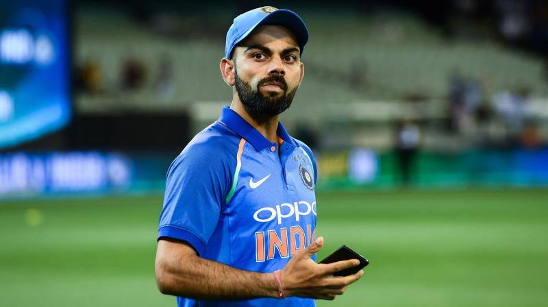 Kohli has already scored 10,385 runs in 219 ODIs with an astounding an average of 59 plus, including 39 hundreds. (Photo: AFP)