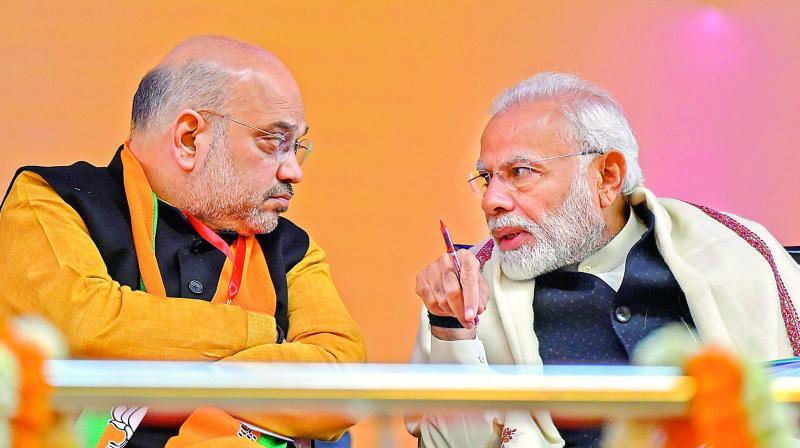 PM Modi, Amit Shah, union ministers in BJP\s list of campaigners for Telangana
