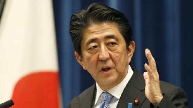 Japanese Prime Minister Shinzo Abe will hold talks with European Commission head Jean-Claude Juncker and freshly re-elected European Union President Donald Tusk in Brussels. (Photo: AP)