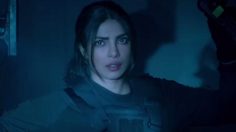 A still from the episode of Quantico season 2 where Priyanka will be seen speaking Hindi.