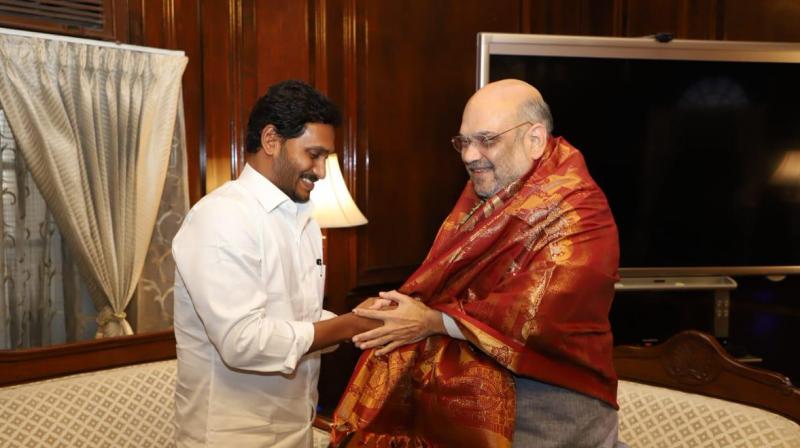 Andhra CM requests Shah to \soften PM\s heart\ on special category status