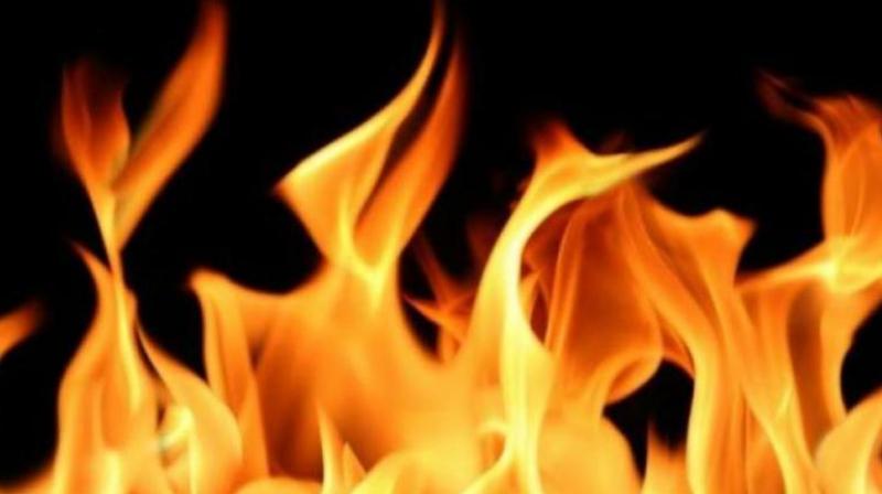 Hyderabad: Fire at Malakpet auto showroom