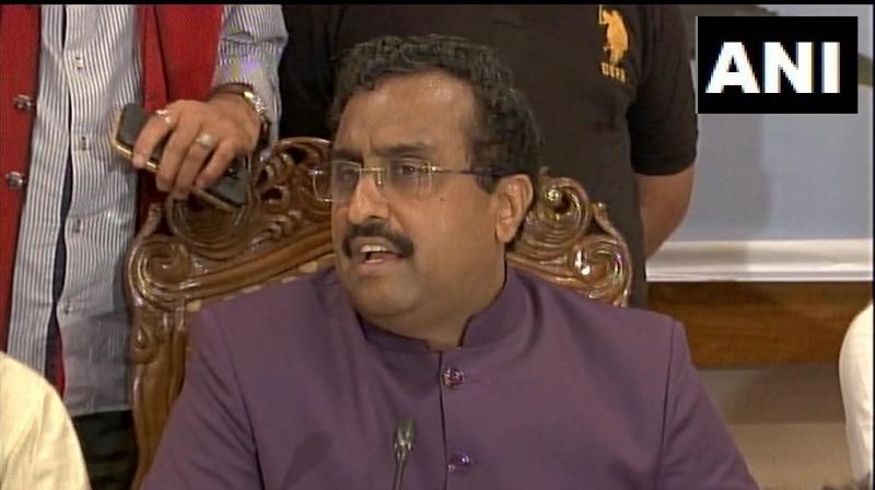 India wants good relationship with all its neighbours but \not at gunpoint\: Madhav