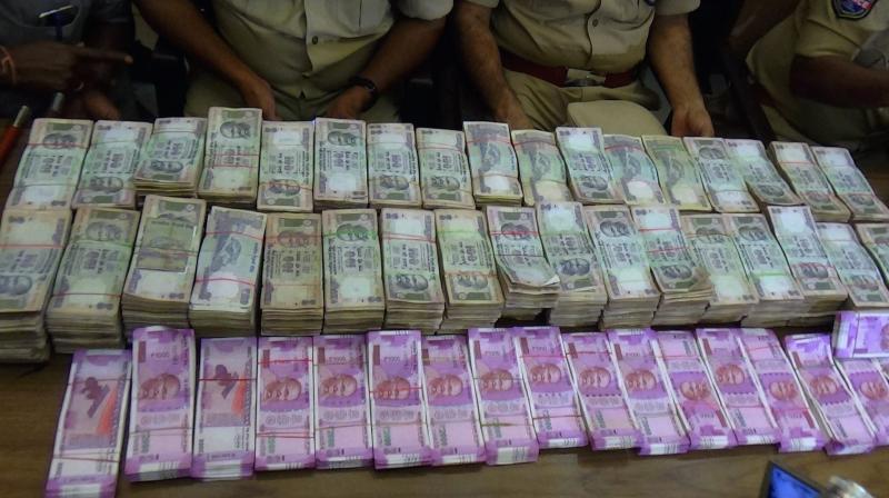 Currency seized during raids (Photo: PTI)