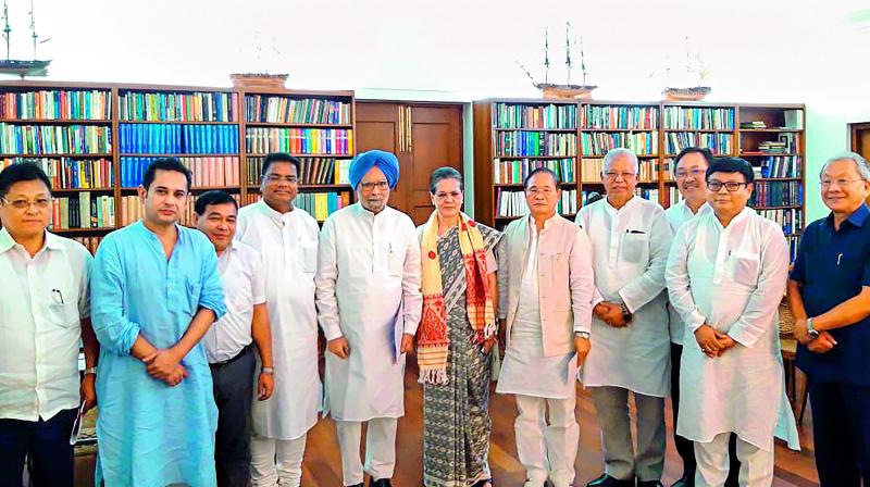 Sonia Gandhi meets northeast leaders, discusses NRC, regional issues