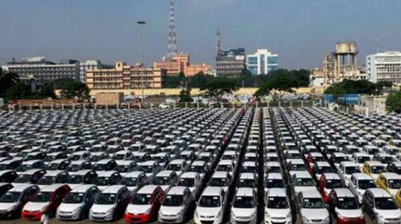 Domestic passenger vehicle sales were up 6.38 per cent at 3,00,722 units in March as against 2,82,698 units in the same month last year.