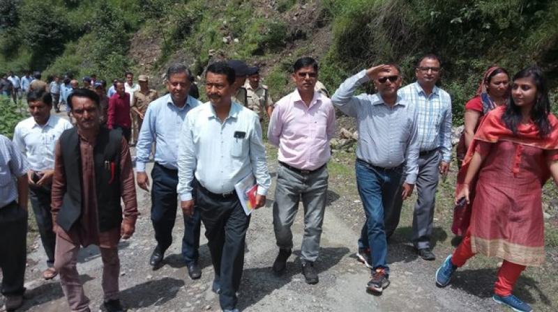 U\khand: MHA team visits Chamoli to assess damage due to cloudburst, heavy rains
