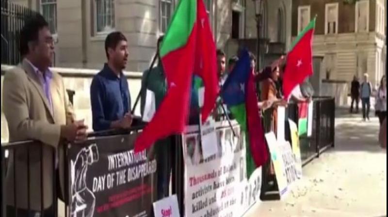 Baloch hold anti-Pakistan protest to demand release of disappeared activists