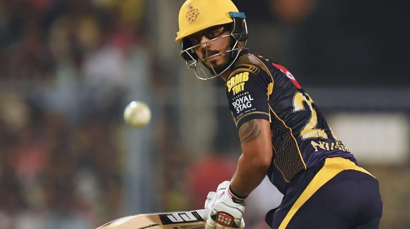 With Nitish Rana emerging as one of the biggest gains of the new-look Kolkata Knight Riders, chief coach Jacques Kallis on Monday said they always backed the Delhi youngster fully and it is paying off. (Photo:AFP)