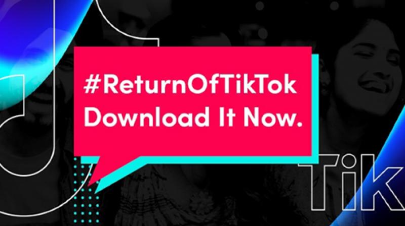 TikTok is back and reclaims number 1 spot on app stores in India