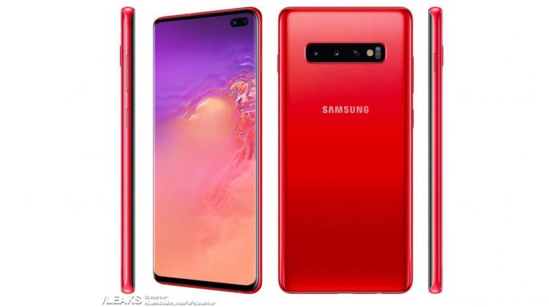 Samsung Galaxy S10 leaked in spicy â€˜Cardinal Redâ€™ colour scheme