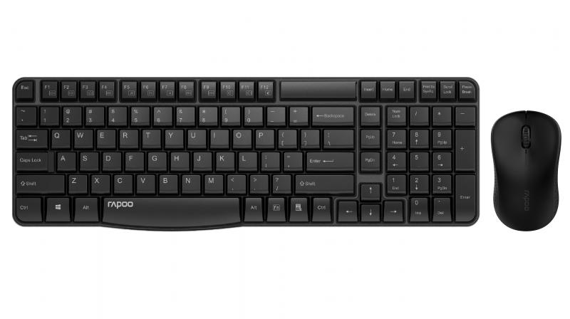 Rapoo launches X1810 wireless keyboard and optical mouse combo