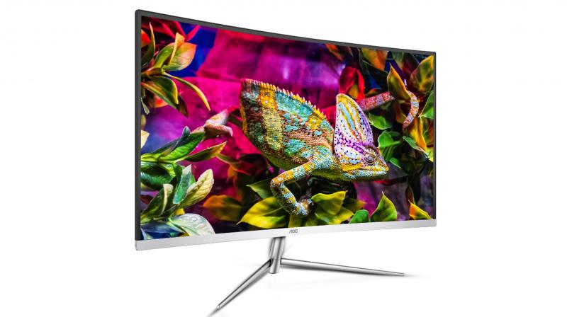 24-inch AOC curved monitor designed for an engaging visual experience