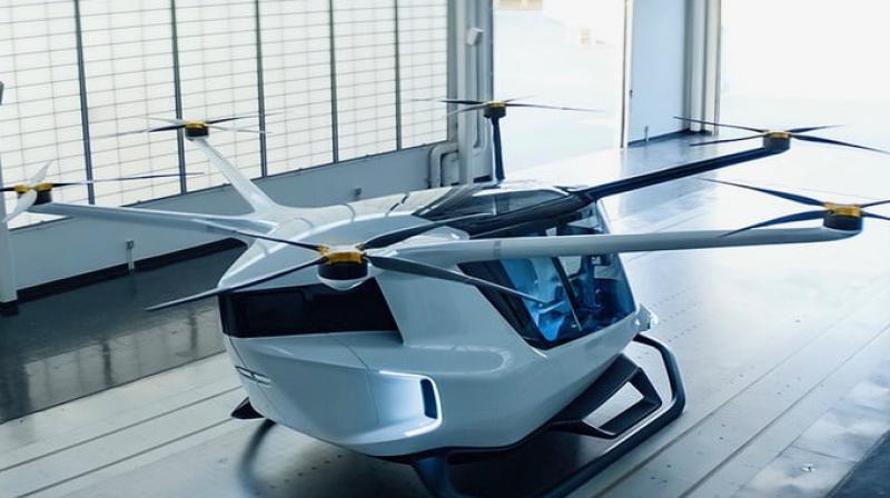Hydrogen-powered flying vehicle touted as Southern California traffic tonic