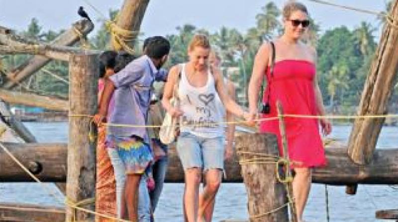 Of the foreign nationals visiting India, only 42.50 per cent said they sometimes got opportunity to know about India as a tourist destination through social media.