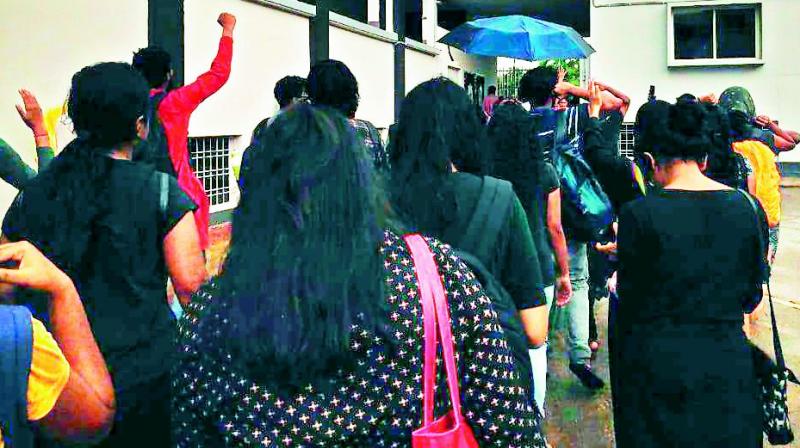 NNU, DU, UOH others express solidarity with tiss students