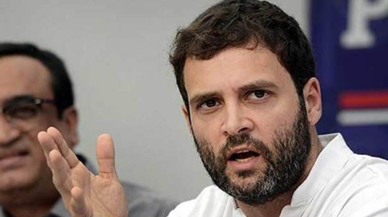 Congress Vice-President Rahul Gandhi said the government is looking for a mathematics teacher and one should apply to the PMO soon. (Photo: PTI)