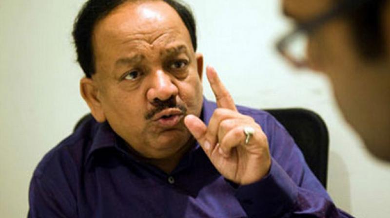 Science and Technology Minister Harsh Vardhan gets additional charge of Environment Ministry. (Photo: PTI)