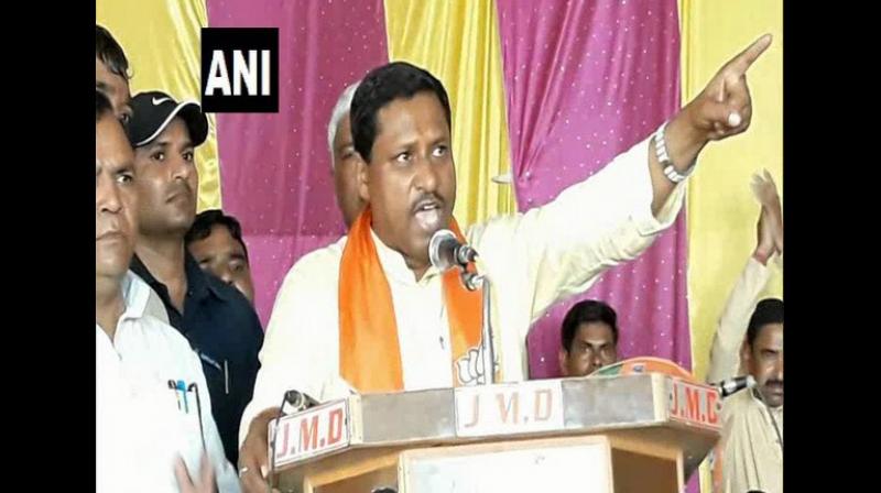 We will break any fingers that are pointed at us now, he said while addressing a public rally in Etawah on Thursday. (Photo: ANI)
