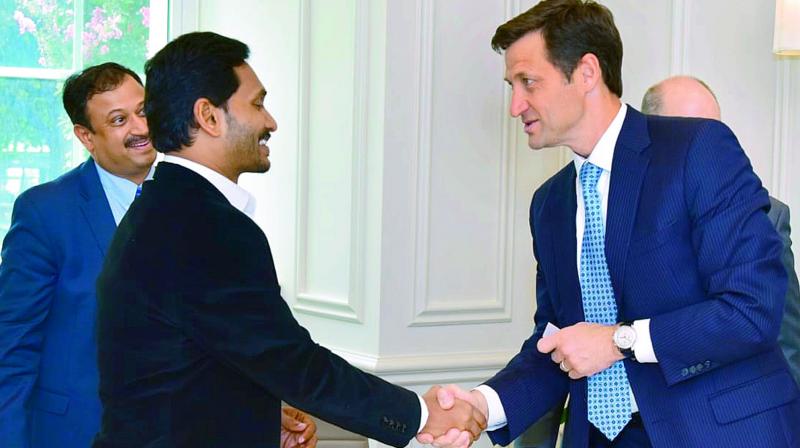 Y S Jagan Mohan Reddy pitches for US, AP business ties