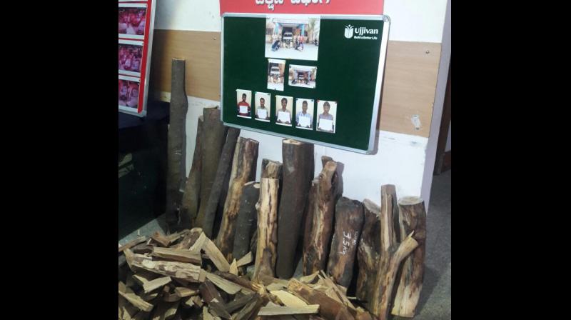 Banashankari police have arrested five sandalwood thieves and unearthed 138 kg of wood pieces worth around Rs 10 lakh.