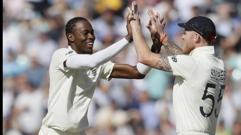 After winning the fifth and final Ashes Test against Australia by 135 runs, England skipper Joe Root praised Jofra Archer saying he is still learning how to get the best out of the pacer. (Photo:AP)