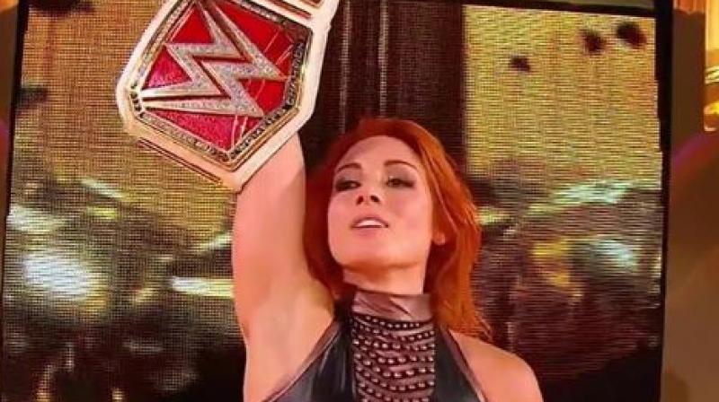 Raw Womens Champion Becky Lynch has been fined USD 10,000 by World Wrestling Entertainment (WWE) for striking a referee with a chair during her Championship Match against Sasha Banks in the Clash Of Champions on Sunday. (Photo: Sasha Banks/Instagram)