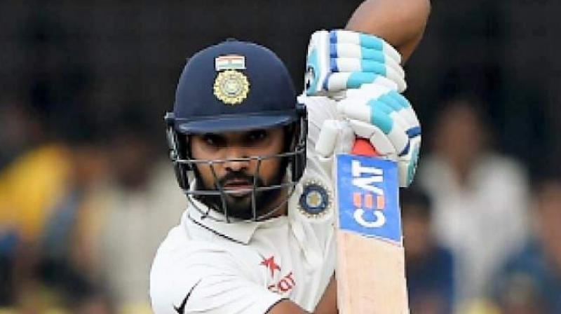 Rohit Sharma out for 0 in his 1st match as red-ball opener